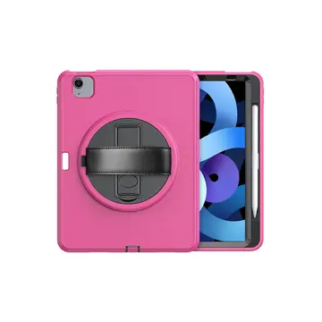 İpad 2025 10.9 10.nesil (a16) Kılıf Hand Strap Tablet Kılıfı - Pembe