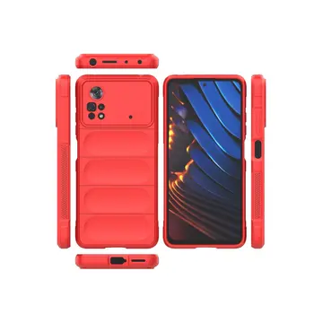 Xiaomi Poco X4 Pro 5g Kılıf Optimum Silikon - Kırmızı