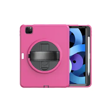 İpad Pro 11 (2018) Kılıf Hand Strap Tablet Kılıfı - Pembe