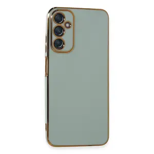 Samsung Galaxy A05s Kılıf Volet Silikon - Açık Yeşil