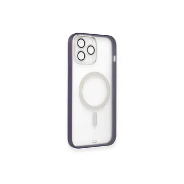 İphone 14 Pro Kılıf Grand Magneticsafe Kapak - Mor