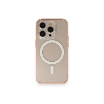 İphone 14 Pro Max Kılıf Grand Magneticsafe Kapak - Pembe