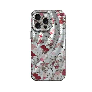 İphone 14 Pro Kılıf Crew Desenli Kapak - Çiçek