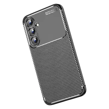 Samsung Galaxy A15 4g Kılıf Auto Focus Karbon Kapak - Siyah