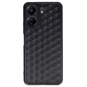 Xiaomi Redmi 13c Kılıf Petek Silikon Kapak - Siyah