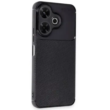 Xiaomi Redmi 13 4g Kılıf Auto Focus Karbon Kapak - Siyah