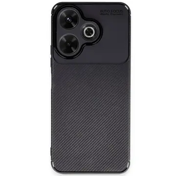 Xiaomi Redmi 13 4g Kılıf Auto Focus Karbon Kapak - Siyah