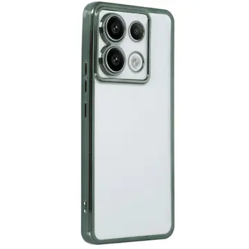 Xiaomi Poco X6 Kılıf Razer Lensli Silikon - Yeşil