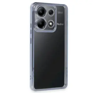 Xiaomi Poco X6 Kılıf Razer Lensli Silikon - Açık Mavi