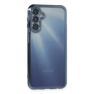 Samsung Galaxy A55 5g Kılıf Razer Lensli Silikon - Açık Mavi