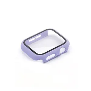 Watch 38mm Camlı Kasa Ekran Koruyucu - Lila
