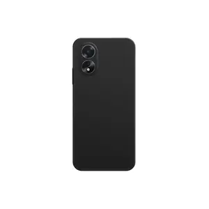 Oppo A38 Kılıf First Silikon - Siyah