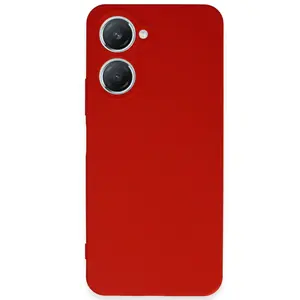 Vivo Y18 Kılıf First Silikon - Kırmızı