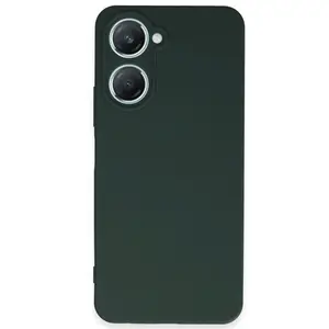 Vivo Y18 Kılıf First Silikon - Koyu Yeşil