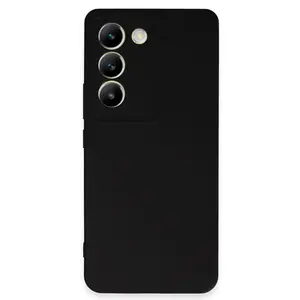 Vivo V30 Lite 4g Kılıf First Silikon - Siyah