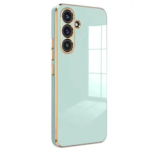 Samsung Galaxy S25 Plus Kılıf Volet Silikon - Açık Yeşil