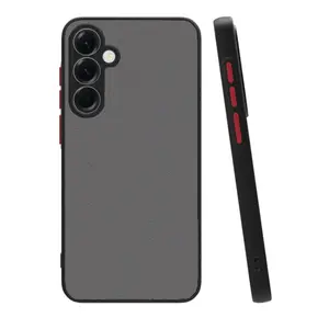 Samsung Galaxy A56 Kılıf Montreal Silikon Kapak - Siyah