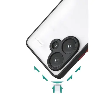 Xiaomi Redmi Note 13 Pro Plus Kılıf Montreal Silikon Kapak - Siyah
