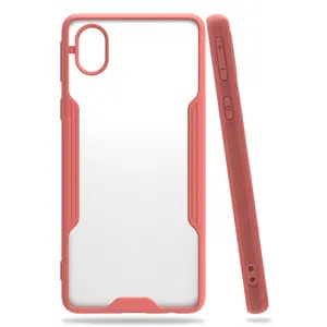 Newface Samsung Galaxy A01 Core Kılıf Platin Silikon - Pembe