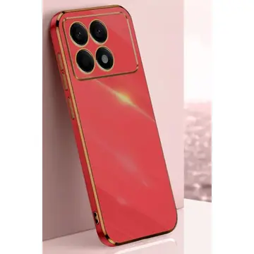 Xiaomi Poco X6 Pro Kılıf Volet Silikon - Kırmızı