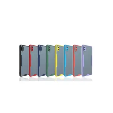 Newface Samsung Galaxy A02 Kılıf Platin Silikon - Kırmızı