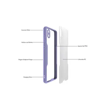 Newface Samsung Galaxy A02 Kılıf Platin Silikon - Kırmızı