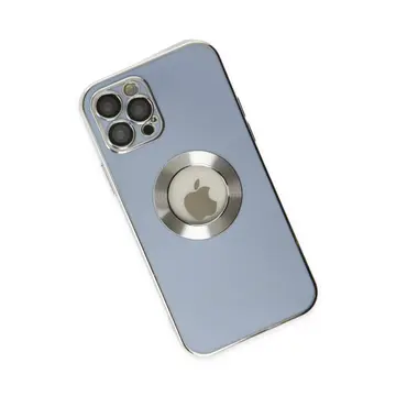 Newface Apple İphone 12 Pro Kılıf Store Silikon - Sierra Blue
