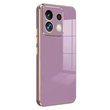 Xiaomi Poco M6 Pro 4g Kılıf Volet Silikon - Mor
