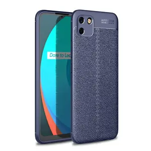 Newface Realme C11 2021 Kılıf Auto Focus Kapak - Lacivert
