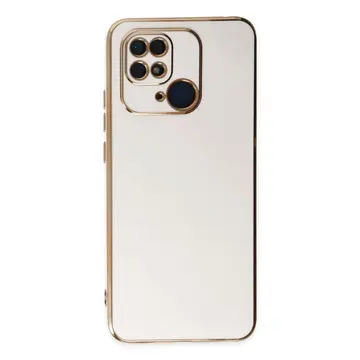 Newface Xiaomi Redmi 10c Kılıf Volet Silikon - Beyaz
