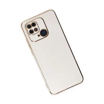 Newface Xiaomi Redmi 10c Kılıf Volet Silikon - Beyaz