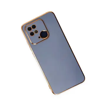 Newface Xiaomi Redmi 10c Kılıf Volet Silikon - Mavi