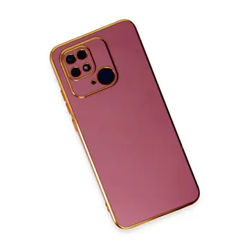 Newface Xiaomi Redmi 10c Kılıf Volet Silikon - Kırmızı