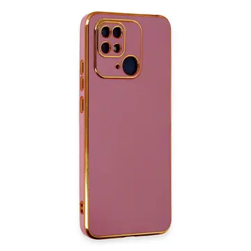 Newface Xiaomi Redmi 10c Kılıf Volet Silikon - Kırmızı