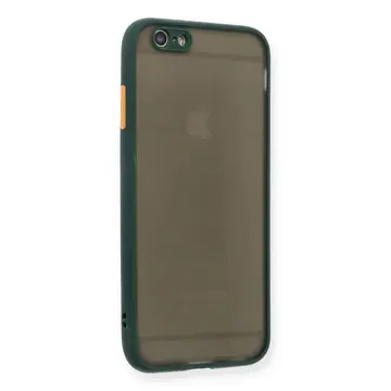 Newface Apple İphone 6 Kılıf Montreal Silikon Kapak - Yeşil
