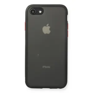 Newface Apple İphone 7 Kılıf Montreal Silikon Kapak - Siyah