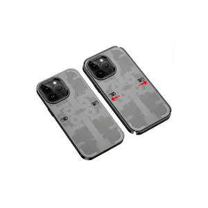 İphone 13 Pro Kılıf Mekanik Bumper Kapak - Siyah