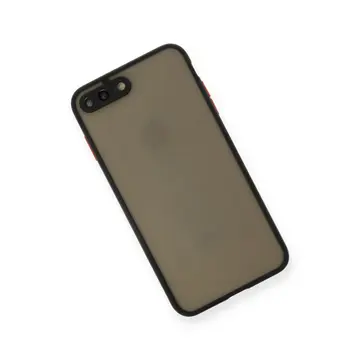 Newface Apple İphone 7 Plus Kılıf Montreal Silikon Kapak - Siyah