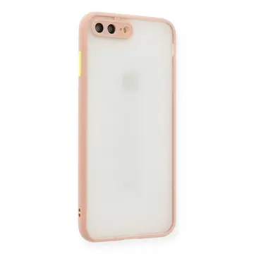 Newface Apple İphone 7 Plus Kılıf Montreal Silikon Kapak - Pembe