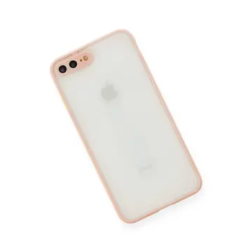 Newface Apple İphone 7 Plus Kılıf Montreal Silikon Kapak - Pembe