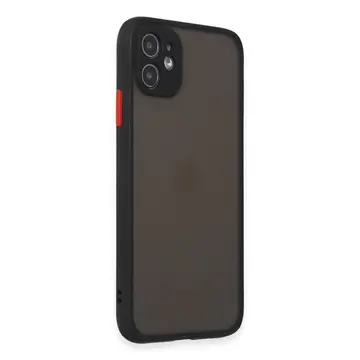 Newface Apple İphone 11 Kılıf Montreal Silikon Kapak - Siyah
