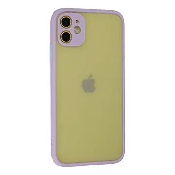 İphone 11 Kılıf Montreal Silikon Kapak - Mor