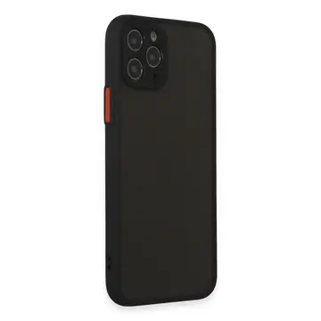 İphone 11 Pro Kılıf Montreal Silikon Kapak - Siyah