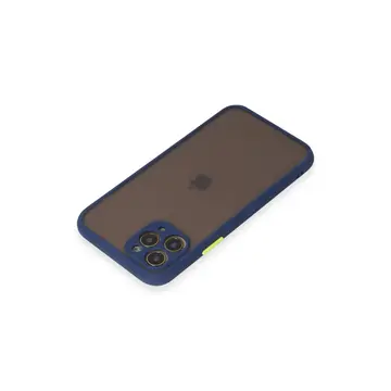 İphone 11 Pro Kılıf Montreal Silikon Kapak - Lacivert