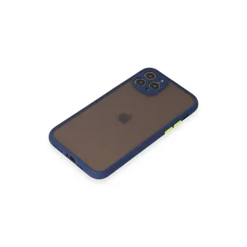 İphone 11 Pro Kılıf Montreal Silikon Kapak - Lacivert