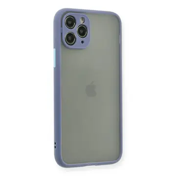 Newface Apple İphone 11 Pro Kılıf Montreal Silikon Kapak - Gri