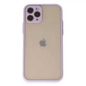 İphone 11 Pro Kılıf Montreal Silikon Kapak - Mor
