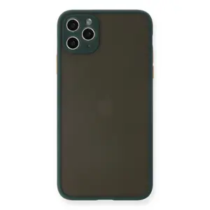 İphone 11 Pro Max Kılıf Montreal Silikon Kapak - Yeşil