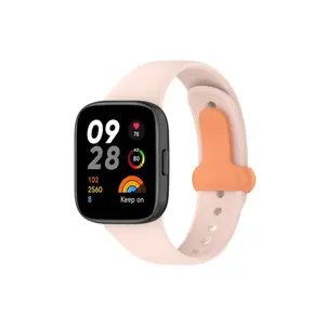 Xiaomi Redmi Watch 3 Origin Silikon Kordon - Pudra