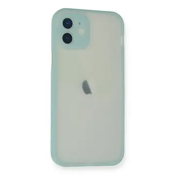 İphone 11 Pro Max Kılıf Montreal Silikon Kapak - Turkuaz